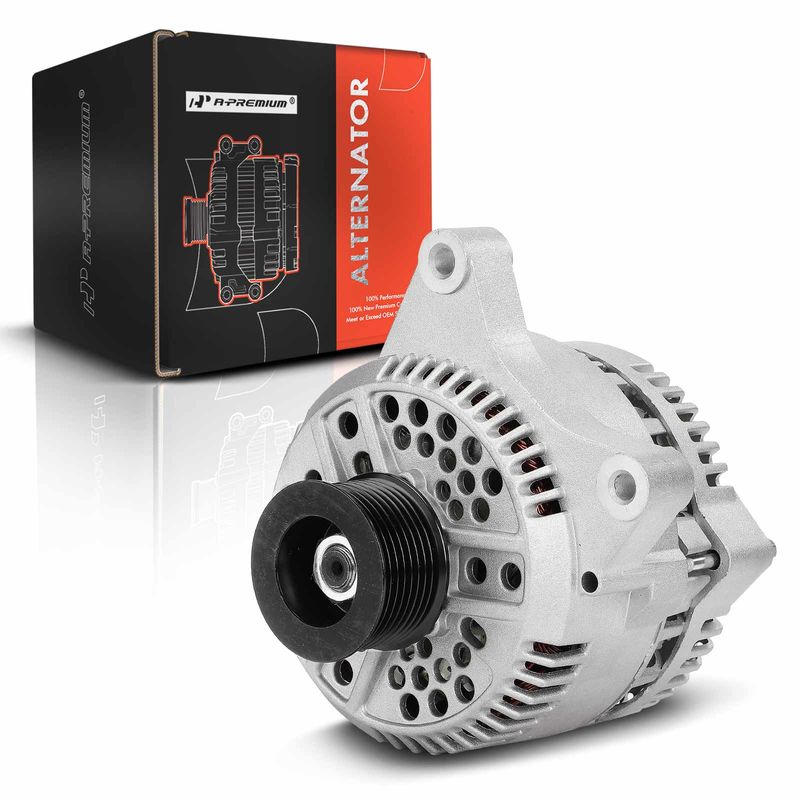 Alternator 130A 12V CW 8-Groove for Ford F-150 Super Duty F-250 F-350 Excursion