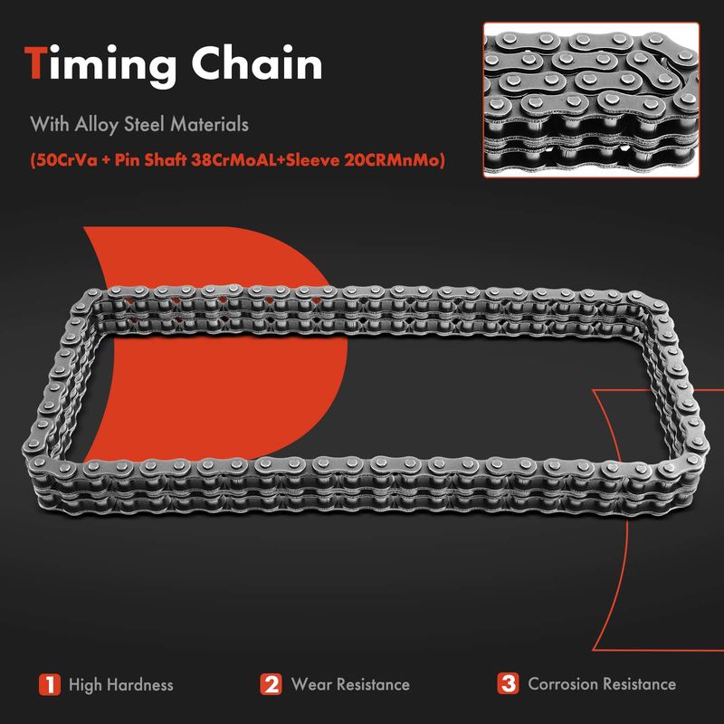 3x Engine Timing Chain Kit for Chevrolet C10 Pickup GMC C15 C25 Suburban
