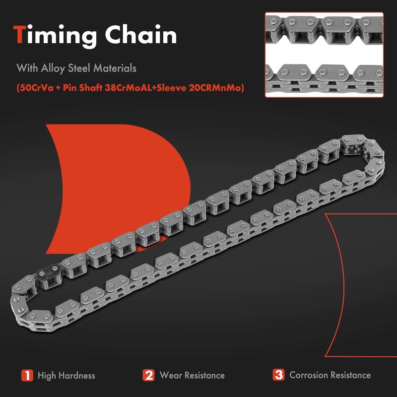 4x Engine Timing Chain Kit for Chevy Impala Buick Oldsmobile Pontiac V6 3.8L OHV