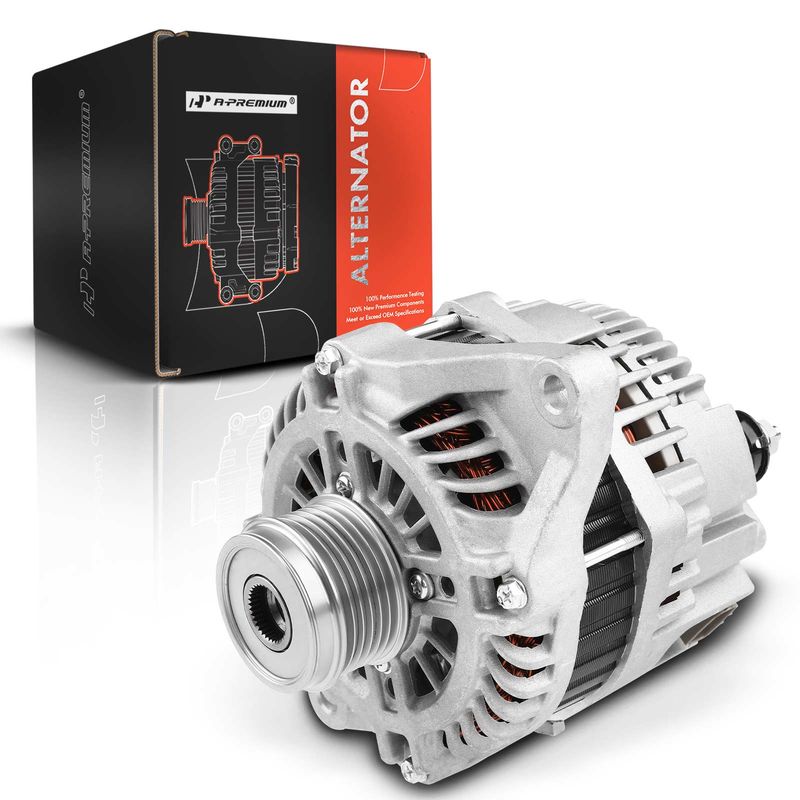 Alternator 135A 12V CW 6-Groove Clutch for Mitsubishi Lancer 2008-2015 2.0L