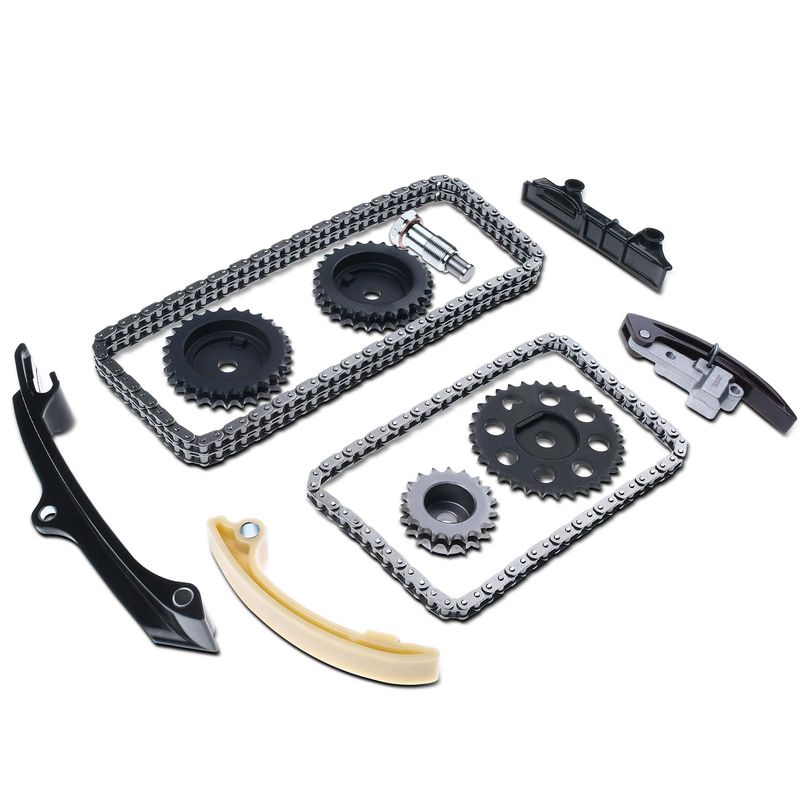 8x Engine Timing Chain Kit for Volkswagen EuroVan Golf Jetta V6 2.8L 02-03