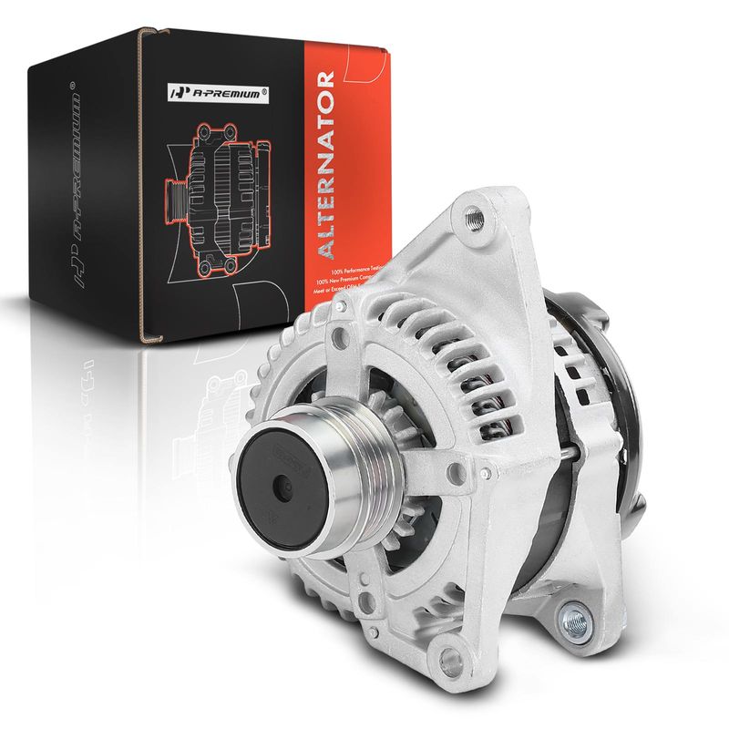 Alternator 100A 12V CW 4-Groove Decoupler Pulley for Toyota Camry 2010-2011 2.5L