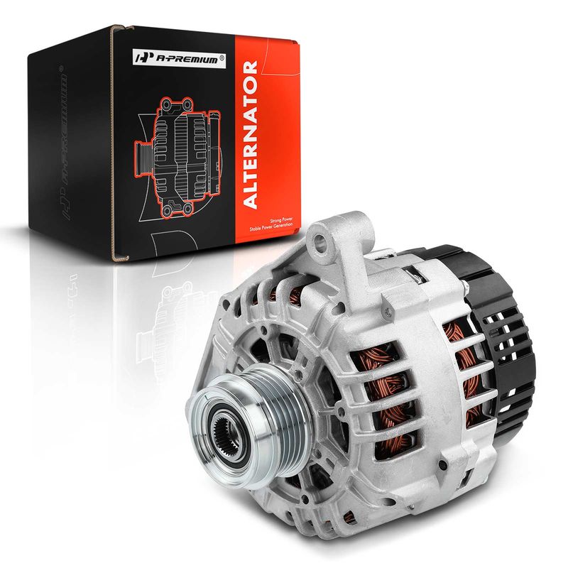 Alternator for Audi A4 A4 Quattro 1997-1999 VW Passat 1.8L 120A 12V CW 5-Groove