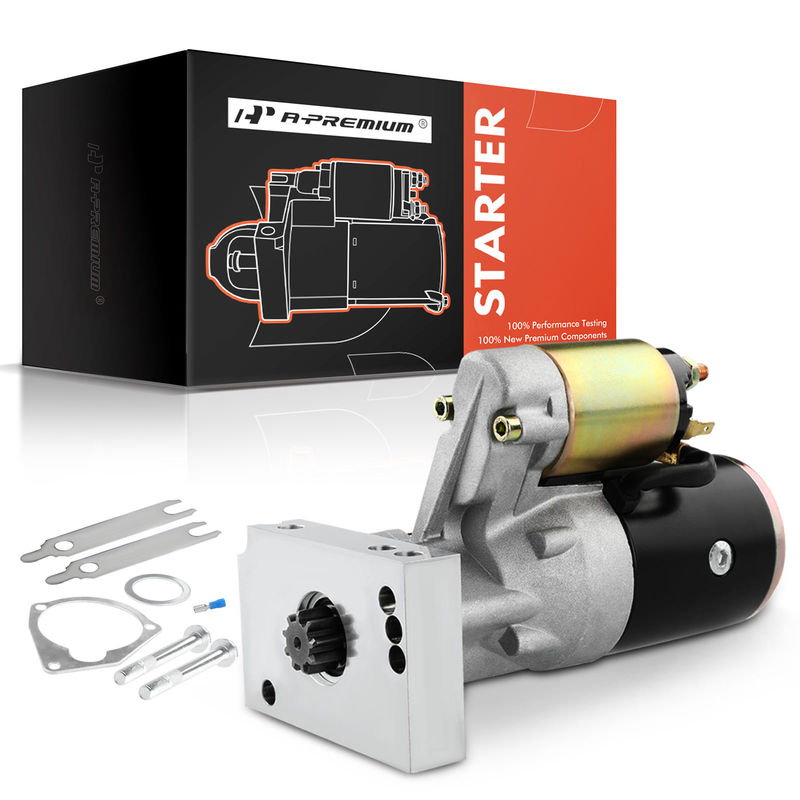 Starter Motor 1.4KW 12V CW 9 Teeth for Chevy SBC BBC GM High Torque Mini Racing