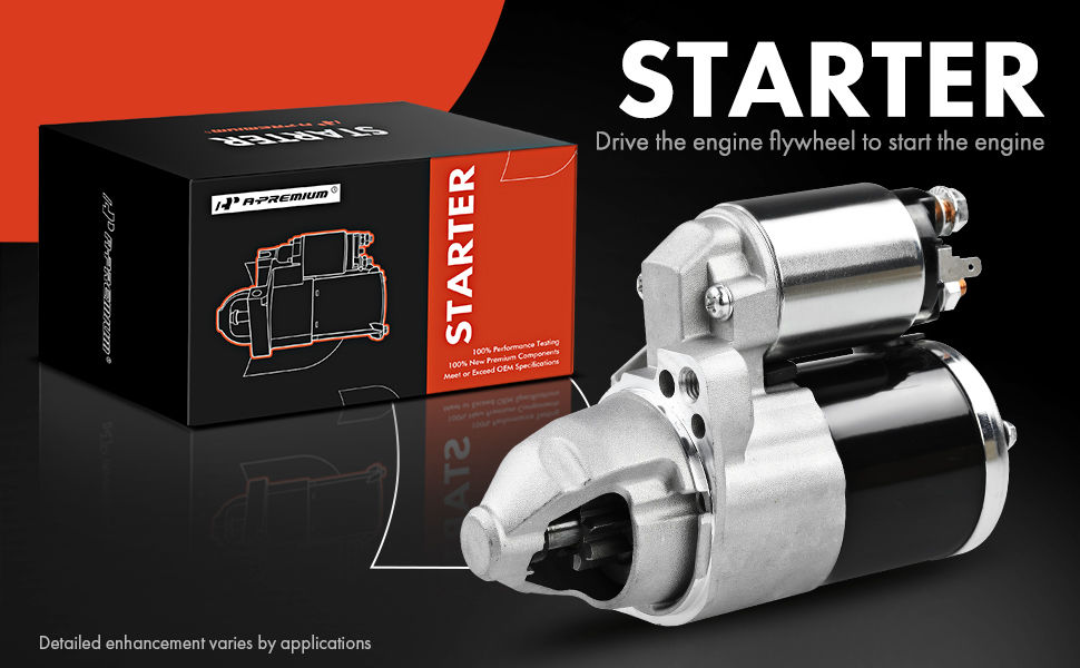 Starter Motor 1.2KW 12V CW 9 Teeth for Chevrolet Uplander Buick Pontiac Saturn
