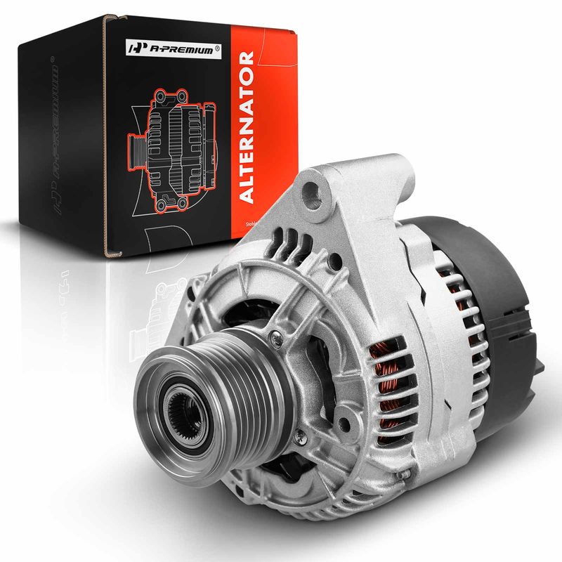 Alternator for Mercedes-Benz E300 W210 1998 1999 90A CW 6-Groove Clutch Pulley
