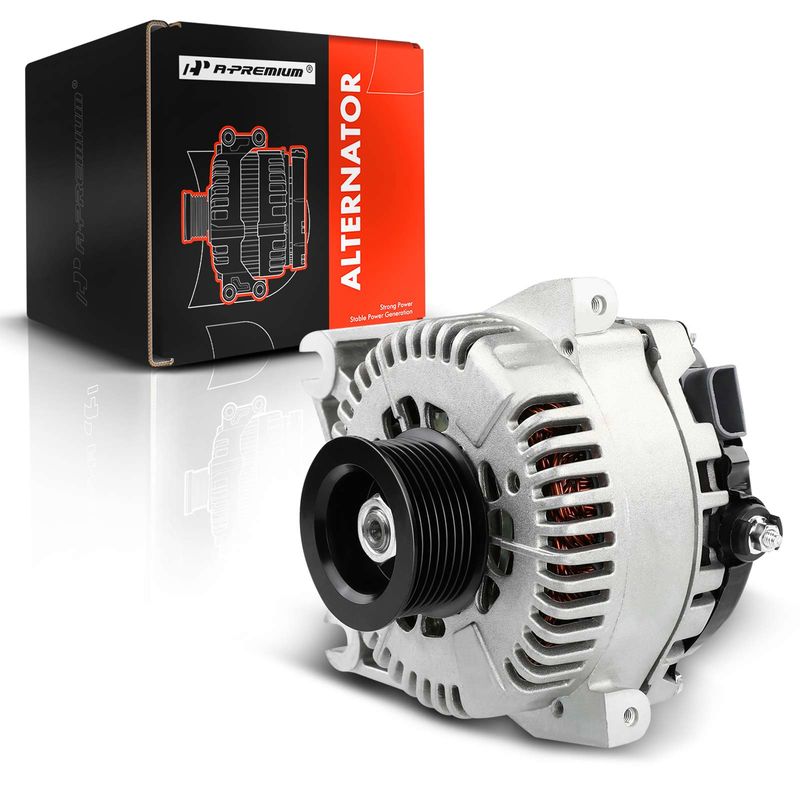 Alternator for Ford F-150 1999-2003 F-150 Heritage 2004 5.4L 130A CW 8-Groove
