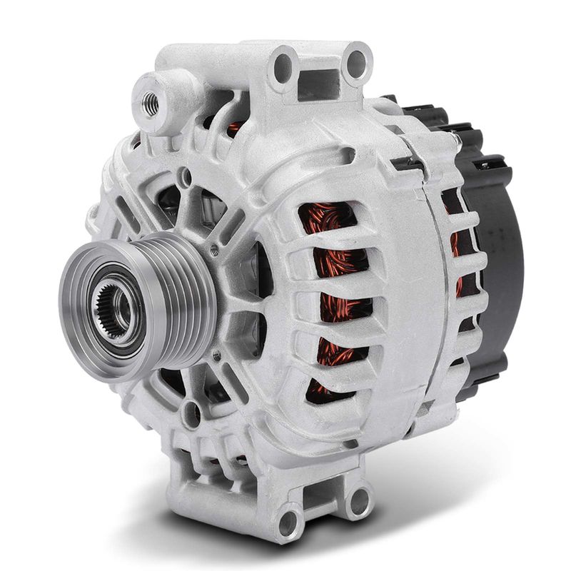 Alternator 170A 12V CW 6-Groove Clutch Pulley for BMW 525i 525xi 530i 2006-2007