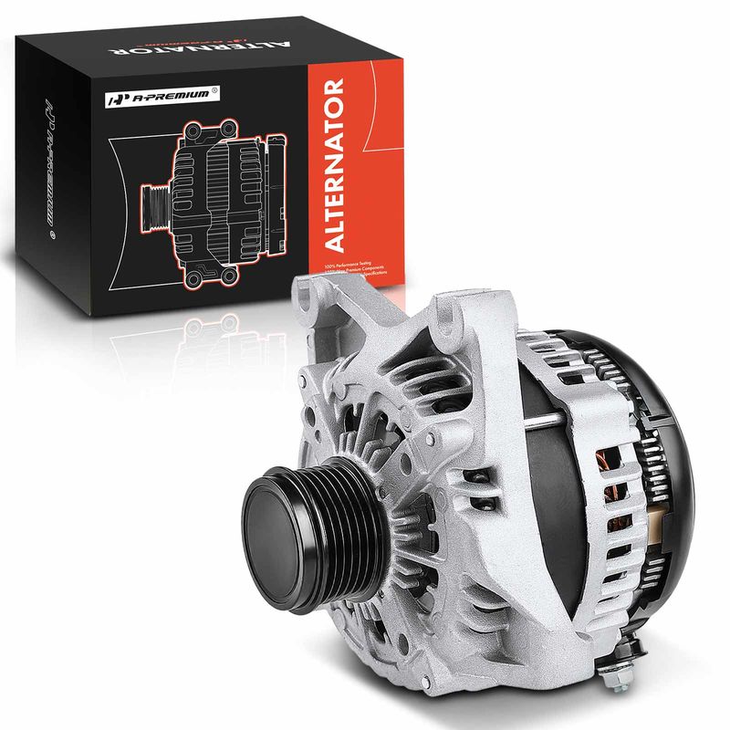 Alternator 195A 12V CW 6-Groove Clutch for Ford E-150 E-250 Super Duty 2009