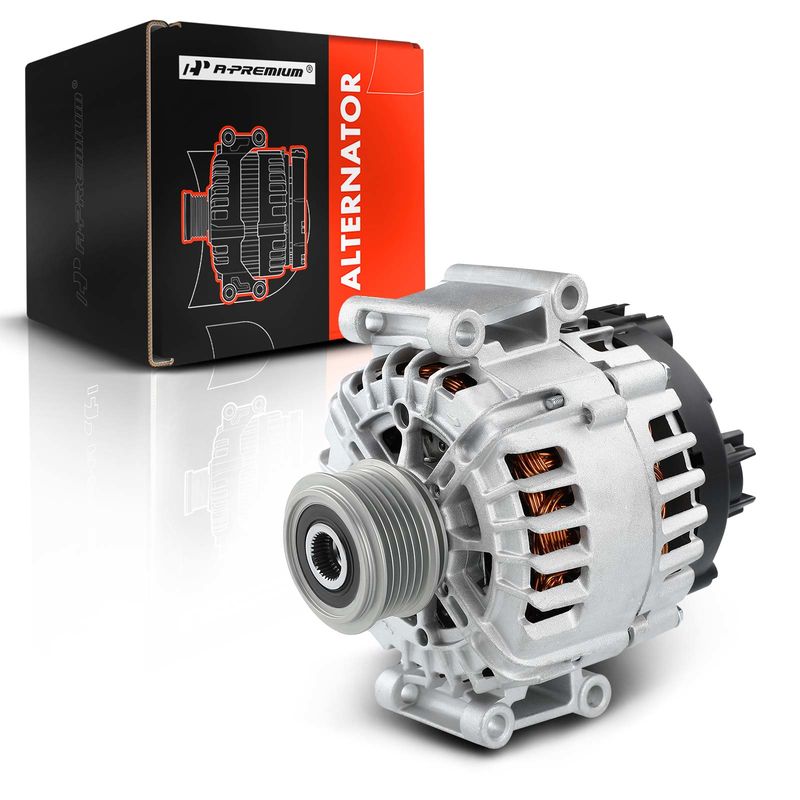 Alternator 140A 12V CW 6-Groove Clutch for Audi A5 Quattro 2008-2010 Q5 V6 3.2L