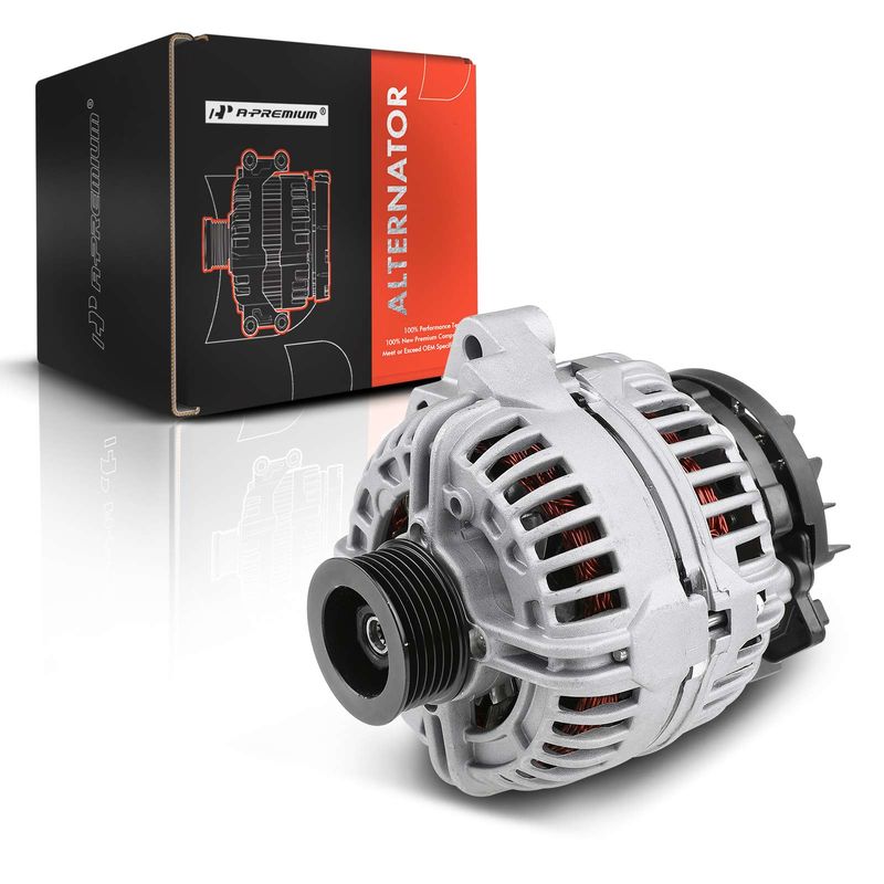 Alternator 120A 12V CCW 6-Groove Pulley for Volvo S60 V70 2001-2004 S80 1999-2002