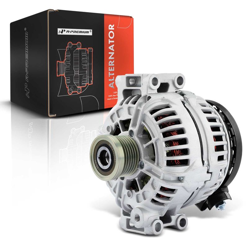 Alternator 155A 12V CW 6-Groove Clutch Pulley for BMW 325i 325xi 550i 750i Z4