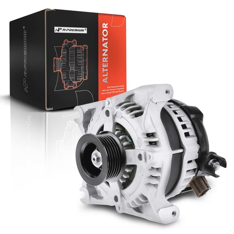Alternator 150A 12V CW 6-Groove Pulley for Ford F-250 F-350 F450 F550 Super Duty
