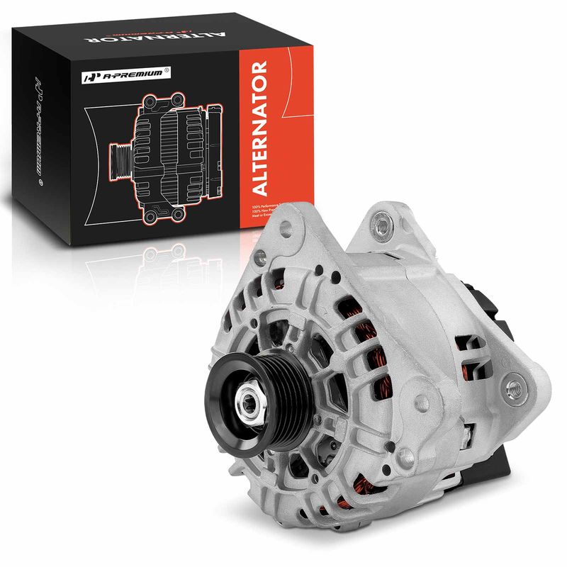 Alternator 120A 12V CW 6-Groove Pulley for Vw Golf Jetta Beetle Audi TT Quattro