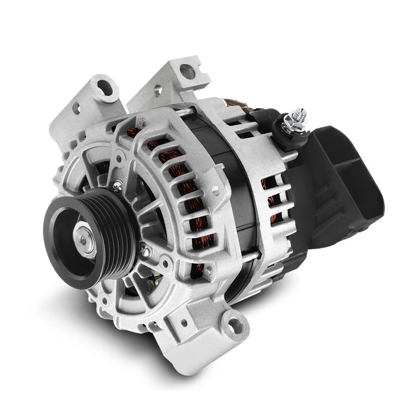 Alternator 100A 12V CW 6-Groove Pulley for Mazda 6 06-13 2.3L 2.5L MX-5 Miata