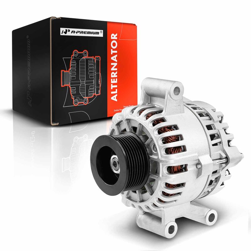 Alternator 110A 12V CW 8-Groove for Ford F-250 F-350 F-450 F-550 Super Duty E350