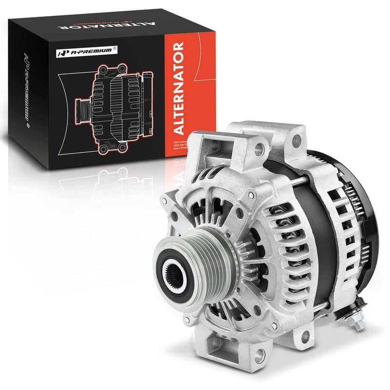 Alternator 220A 12V CW 6-Groove Pulley for Jeep Grand Cherokee 2014-2018 V6 3.0L