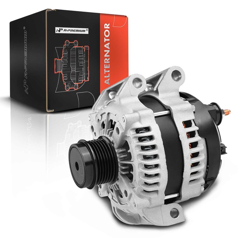 Alternator 180A 12V CW 6-Groove Clutch for Chrysler 300 11-22 Dodge Charger Jeep