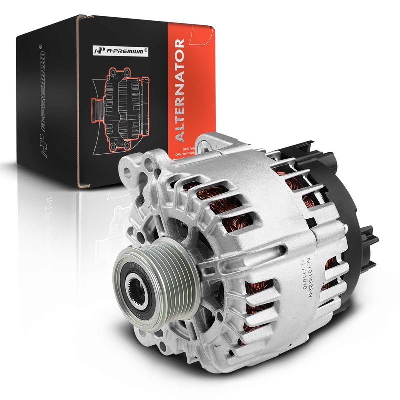 Alternator 180A 12V CW 7-Groove Clutch for Volkswagen Touareg 2013-2017 V6 3.6L