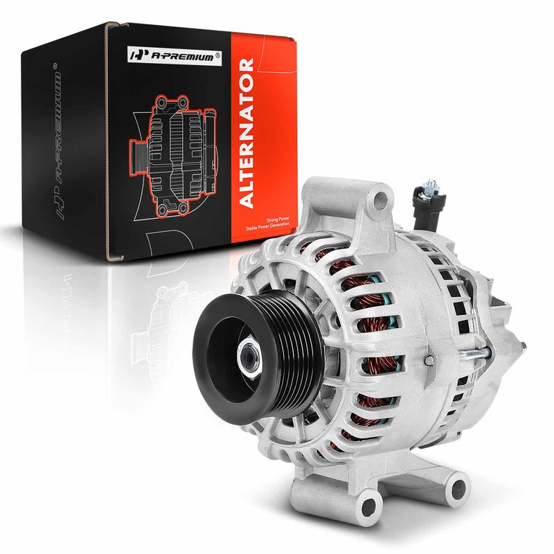 Alternator 105A 12V CW 8-Groove for Ford F-250 F-350 F-450 Super Duty 2002-2003