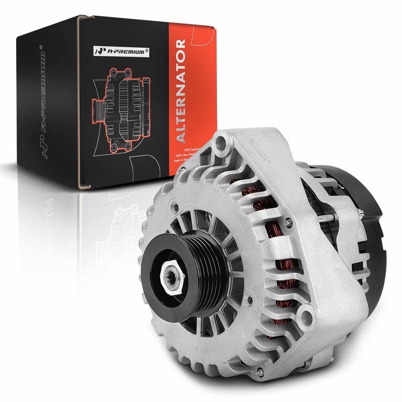Alternator 145A 12V CW 6-Groove Pulley for Chevy Silverado GMC Sierra Cadillac