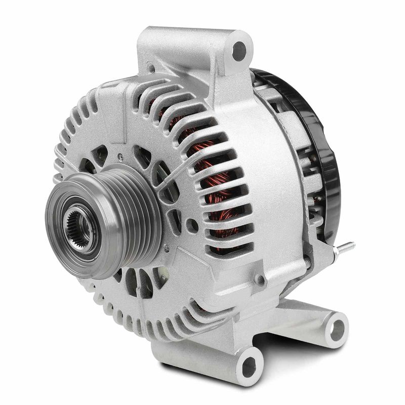 Alternator 120A 12V CW 6-Groove Clutch Pulley for Ford Focus 2005-2007 2.0L 2.3L