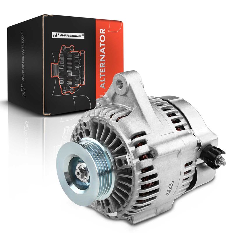 Alternator 80A 12V CCW 5-Groove Pulley for Honda Accord 1990-1993 L4 2.2L