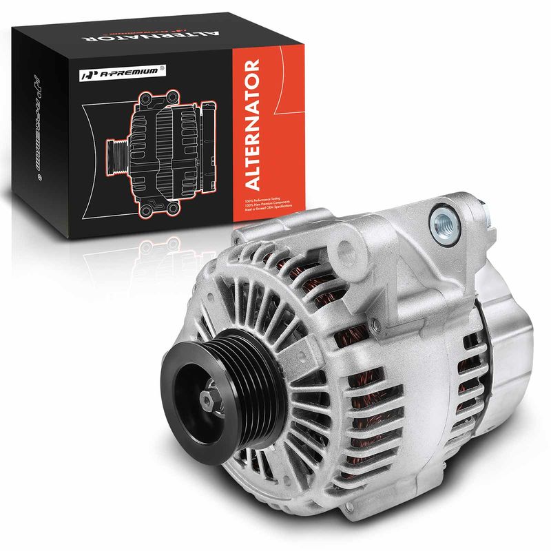 Alternator 130A 12V CW 6-Groove Pulley for Hyundai Sonata Santa Fe Azera Kia