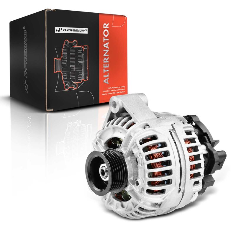 Alternator 12V CW 6-Groove for Chevy Silverado 1500 2500 1999-2000 GMC Sierra