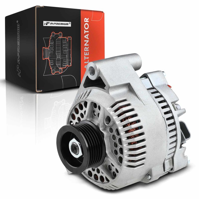 Alternator 95A 12V CW 6-Groove for Ford F-150 250 350 95-96 E-150 250 Econoline