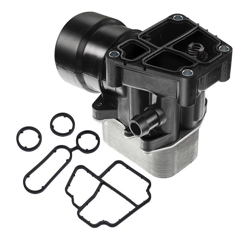 Engine Oil Filter Housing with Cooler Assembly for Audi A4 VW Skoda