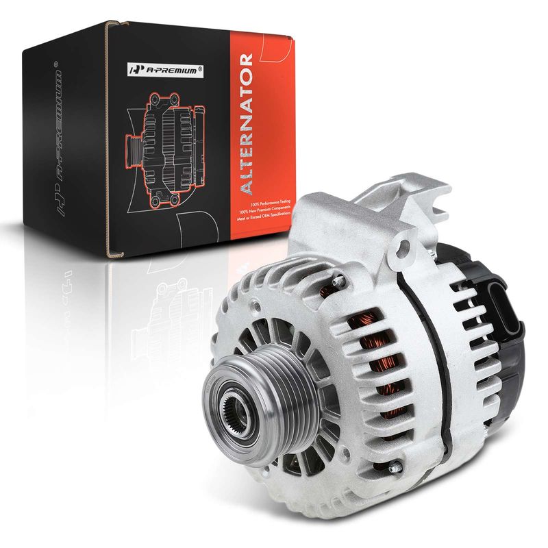 Alternator 125A 12V CW 6-Groove Clutch for Pontiac Grand Prix 2004 V6 3.8L