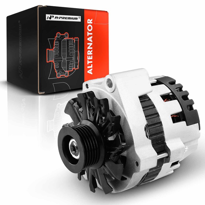 Alternator 105A 12V CW 6-Groove for Buick Century GMC S15 Safari Chevy Pontiac