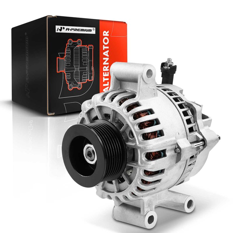 Alternator 110A 12V CW 8-Groove for Ford F-250 F-350 F-450 Super Duty 1999-2001