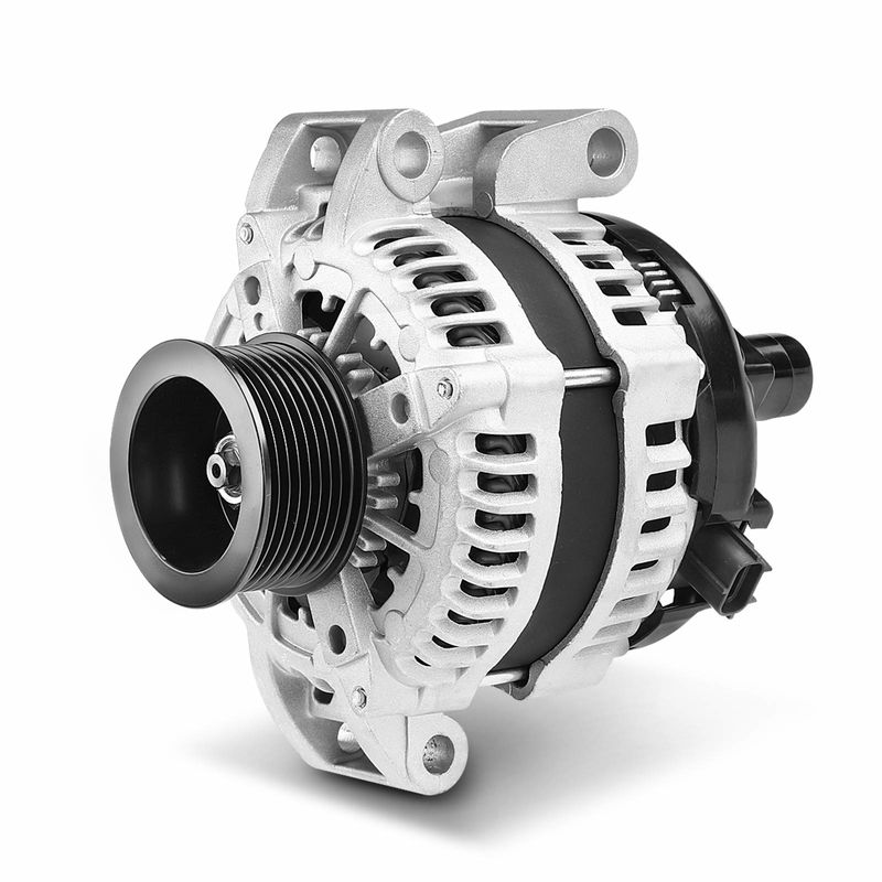 Alternator 200A 12V CW 8-Groove Pulley for Ford F-250 350 450 550 Super Duty