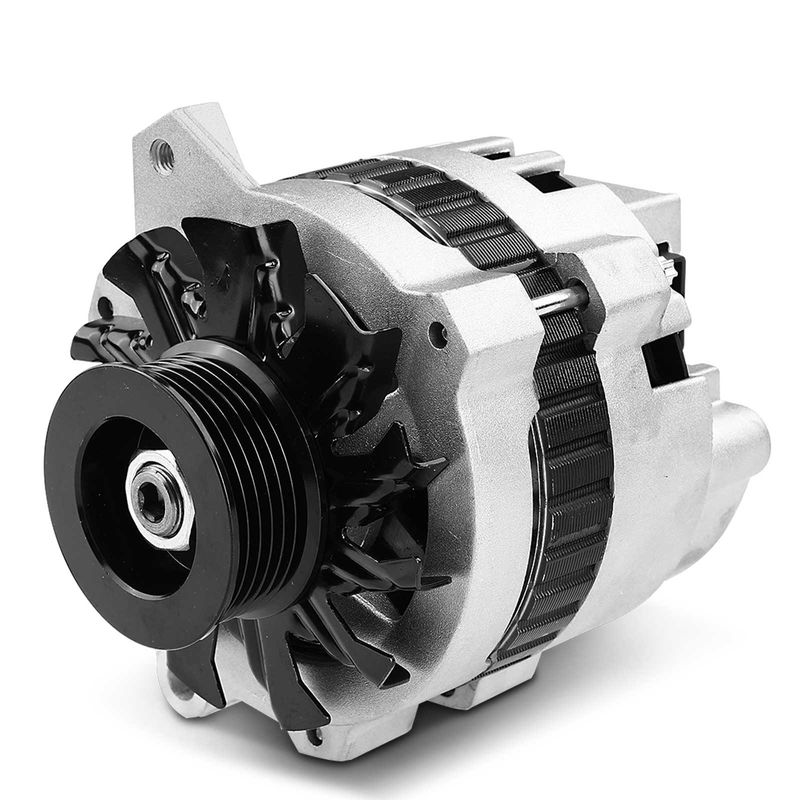 Alternator 105A 12V CW 6-Groove Clutch Pulley for Buick Chevrolet GMC C1500