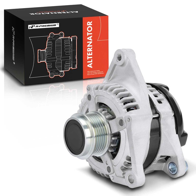 Alternator 100A 12V CW 6-Groove Decoupler Pulley for Toyota Highlander 09-14 2.7L