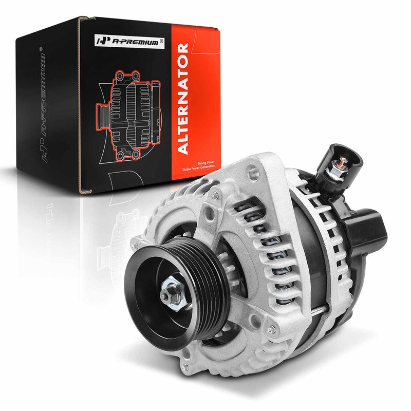 Alternator 130A 12V CW 6-Groove Pulley for Honda Accord 2004 2005 2006 2007 3.0L