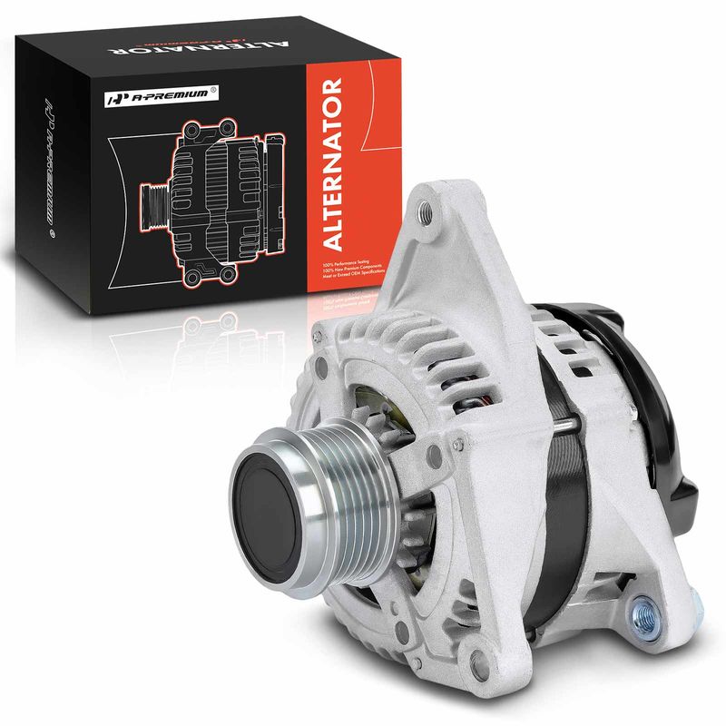 Alternator 130A 12V CW 6-Groove Clutch Pulley for Toyota Highlander 10-14 2.7L