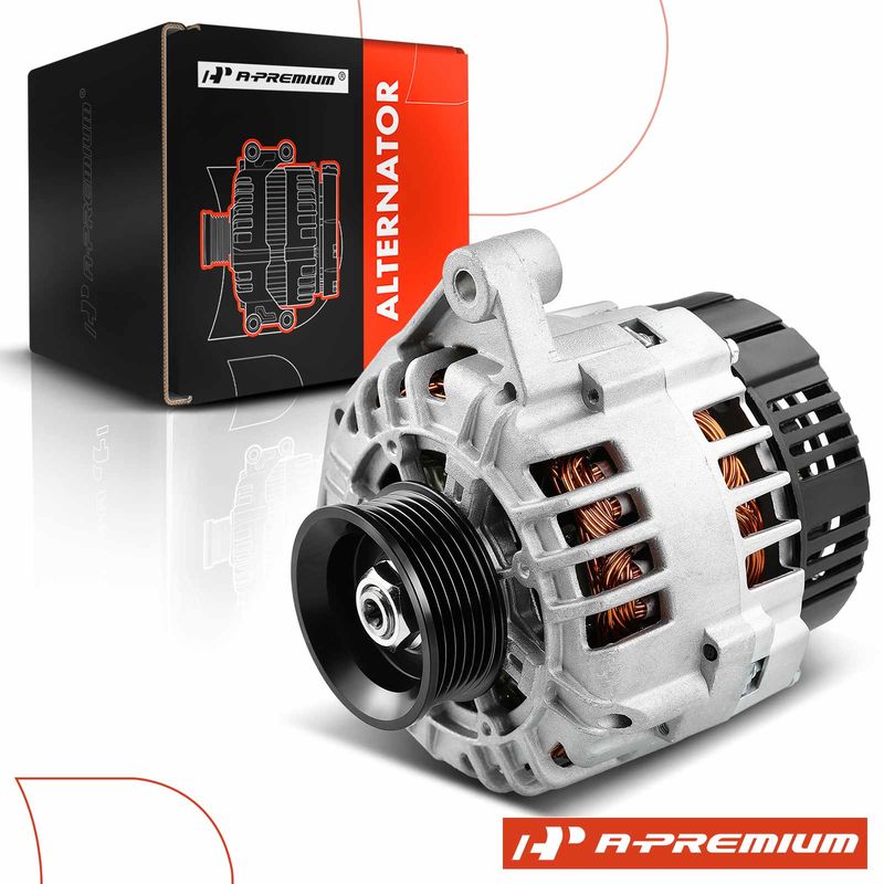 Alternator for Audi A4 Quattro 99-01 VW Passat 99-05 120A 12V CW 6-Groove