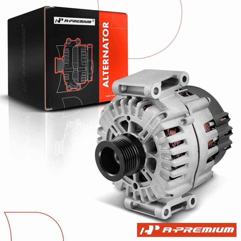 Alternator for Mercedes-Benz C350 2012 E350 2012-2016 3.5L 180A 12V CW 6-Groove