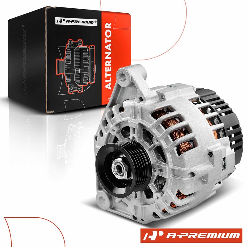 Alternator for VW Passat 99-05 Audi A4 Quattro S4 1.8L 2.7L 120A 12V CW 5-Groove