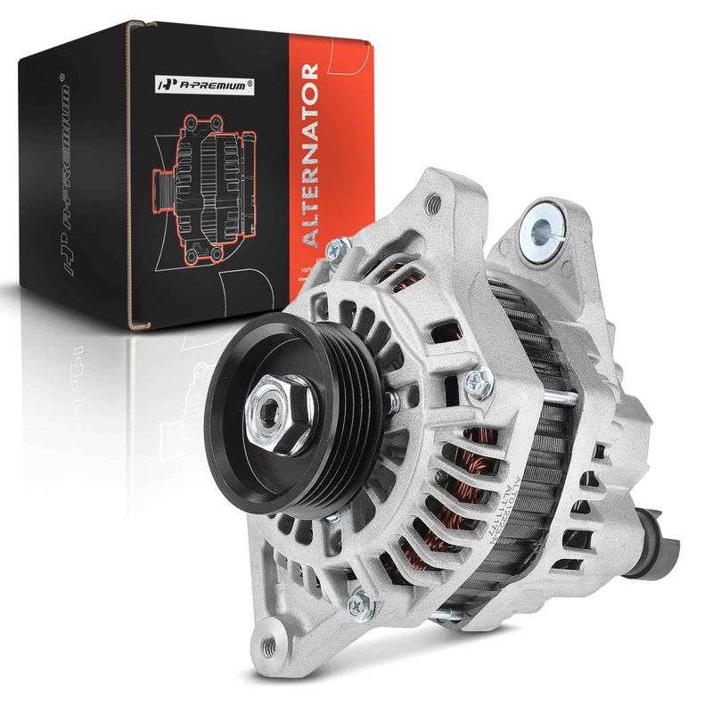 Alternator 80A 12V CW 5-Groove Pulley for Honda Fit 2007-2008 L4 1.5L