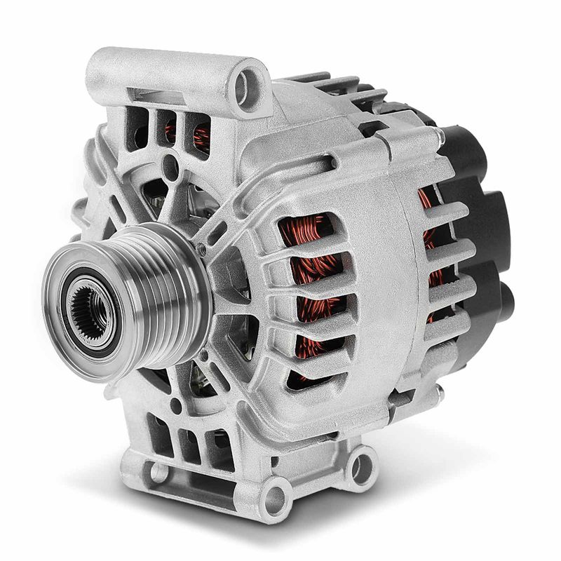 Alternator 120A 12V CW 6-Groove Clutch Pulley for Mini Cooper 2007-2015 L4 1.6L