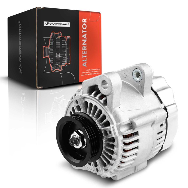 Alternator 80A 12V CW 4-Groove Pulley for Toyota Yaris 2006-2015 L4 1.5L DOHC
