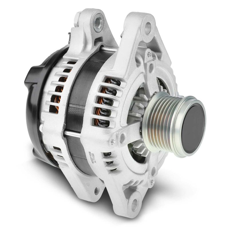 Alternator 100A 12V CW 7-Groove Clutch Pulley for Toyota RAV4 2006-2008 V6 3.5L