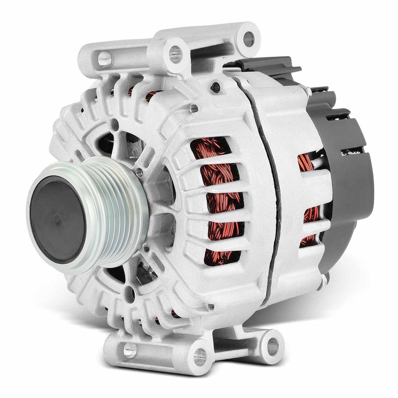 Alternator 180A 12V CW 6-Groove Clutch Pulley for Audi A4 A5 A6 Q5 allroad 12-17