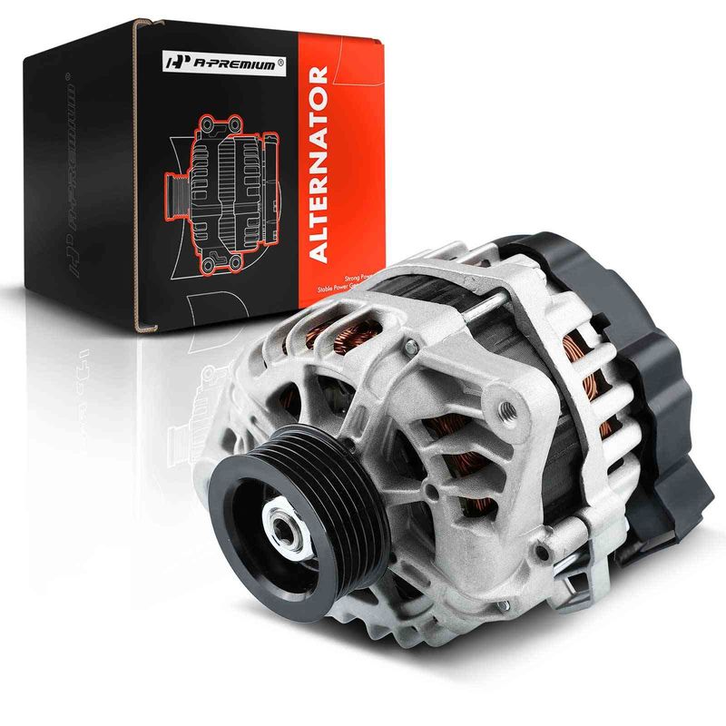 Alternator 90A 12V CW 7-Groove Pulley for Kia Soul 2010-2011 L4 1.6L