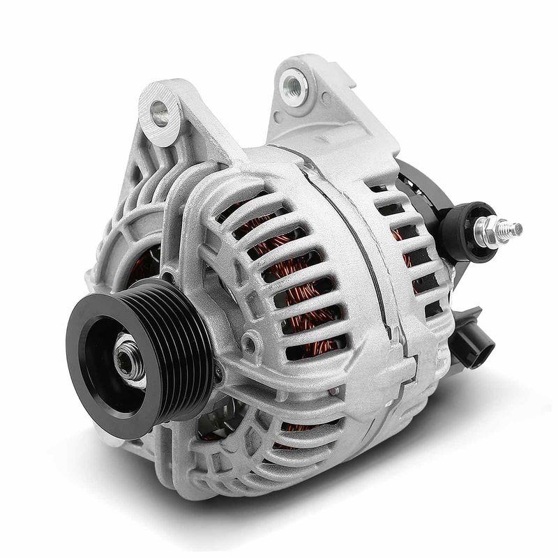 Alternator 136A 12V CW 7-Groove for Dodge Ram 1500 Ram 2500 03-06 Durango 5.7L