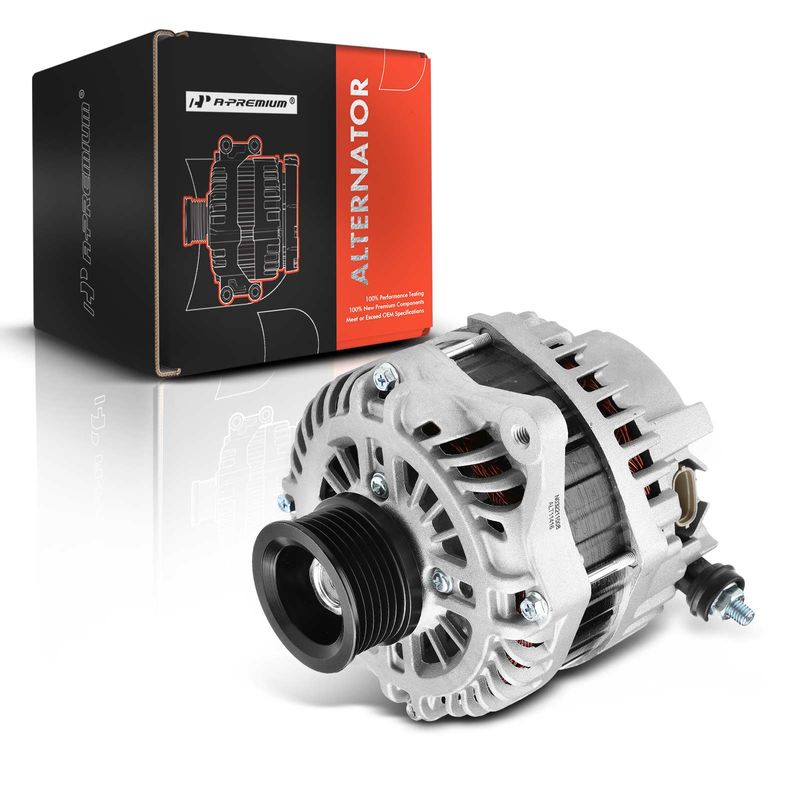 Alternator 130A 12V CW 6-Groove Pulley for Subaru Tribeca 2008 2009 H6 3.6L